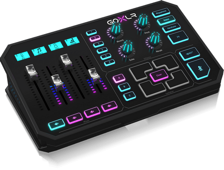 TC-Helicon GoXLR Revolutionary Online Broadcaster Platform with 4-Channel Mixer, Motorized Faders, Sound Board and Vocal Effects, Officially Supported on Windows 