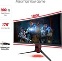 ASUS ROG Strix XG35VQ Curved Gaming Monitor – 35 inch 1ms UWQHD (3440x1440), 100Hz, Adaptive-Sync(FreeSync™), Extreme Low Motion Blur | XG35VQ 