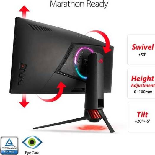 ASUS ROG Strix XG35VQ Curved Gaming Monitor – 35 inch 1ms UWQHD (3440x1440), 100Hz, Adaptive-Sync(FreeSync™), Extreme Low Motion Blur | XG35VQ 