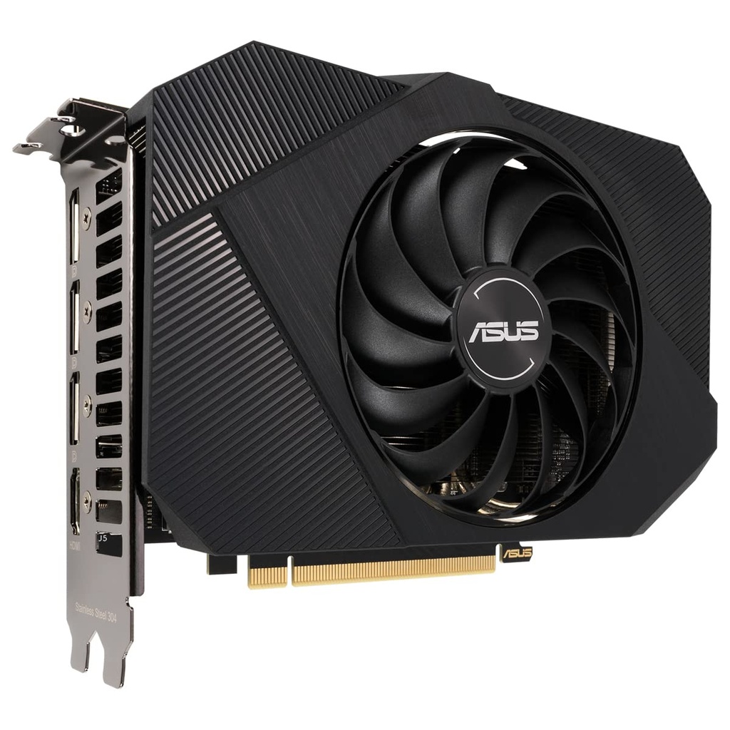 ASUS Phoenix NVIDIA GeForce RTX 3050 Gaming Graphics Card (PCIe 4.0, 8GB GDDR6 Memory, HDMI 2.1, DisplayPort 1.4a, Axial-tech Fan Design, Protective Backplate, Dual Ball Fan Bearings, Auto-Extreme)