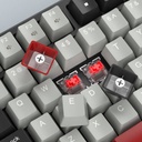 MageGee SKY81 Wired Mechanical Hot-Swappable Gaming Keyboard, Red Switch, 83 Keys Anti-Ghosting, 3-Color Combination Keycaps, 1.6m Cable Length, Ice Blue Lighting, ENG Layout, USB, Black/Gray | SKY81 