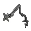 Twisted Minds Single Monitor Mechanical Spring Monitor Arm (Fit Screen Size 17" - 32") - Black 