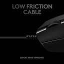 Logitech G PRO Hero Wired Gaming Mouse, 12000 DPI, RGB Lightning, Ultra Lightweight, 6 Programmable Buttons, On-Board Memory, Compatible with PC/Mac - Black 