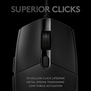 Logitech G PRO Hero Wired Gaming Mouse, 12000 DPI, RGB Lightning, Ultra Lightweight, 6 Programmable Buttons, On-Board Memory, Compatible with PC/Mac - Black 