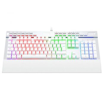 Redragon Yama K550 RGB LED Mechanical Gaming Keyboard,131 Key, Programmable Macro Keys, Wrist Rest, Volume control | K550W-RGB-1