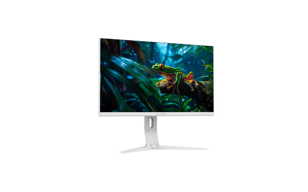 Sades 27", QHD,HDMI 2.1,180Hz, 0.3ms,Flat Gaming Monitor - AP-FROG - WHITE 