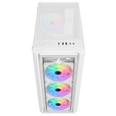 PC Case SHARX STRIKER ARGB - ATX PC Case With Front Mesh Panel, 4 x 120mm Pre-Installed Fans Model S-200,WHITE 