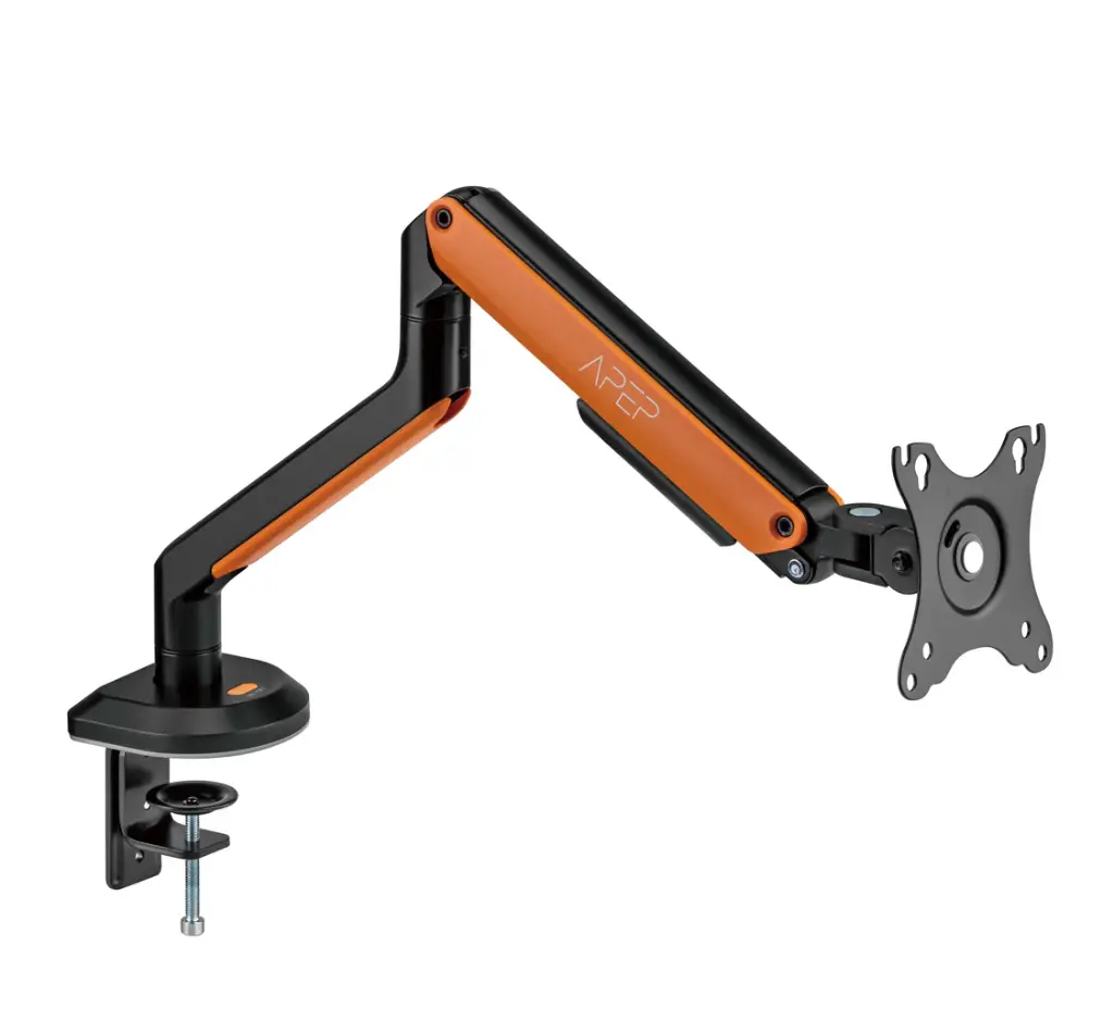 Sades Apep SA-MA02 Single Monitor Mount Arm (Max size 32"/9KG Per ARM) - Orange 