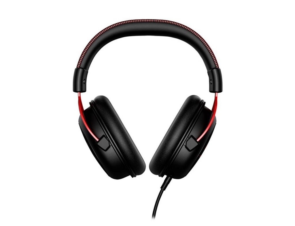 HyperX Cloud II, 7.1 Surround Sound Wired Gaming Headset for PC, PS5, PS4, Xbox One, Switch - Red