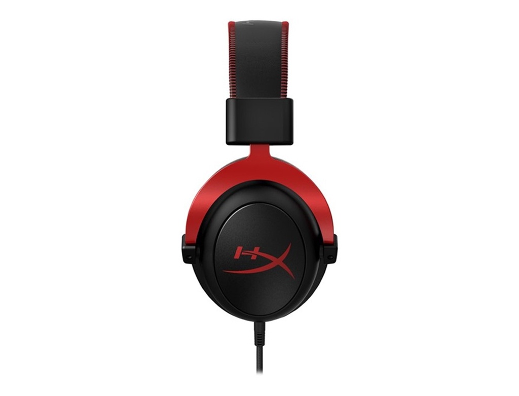 HyperX Cloud II, 7.1 Surround Sound Wired Gaming Headset for PC, PS5, PS4, Xbox One, Switch - Red