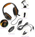Beexcellent Gaming Headset GM-1 Over-Ear Wired 3.5mm Pro Surround Sound Gaming Headphone with LED Effect and Microphone for PC, Laptop, Tablet, PS4, Xbox, Cell Phone (Orange)
