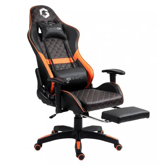 gameon-gaming-chair-adjustable-2d-armrest-foot-rest-orange-black (2)-550x550h.webp