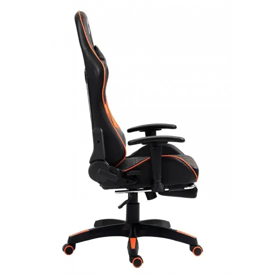 gameon-gaming-chair-adjustable-2d-armrest-foot-rest-orange-black (5)-550x550h.webp