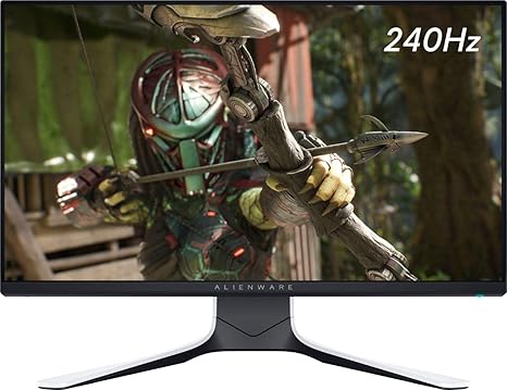 [A2ILU] Alienware 24.5" IPS LED FHD FreeSync & G-SYNC Compatible Monitor (DisplayPort, HDMI, USB) - AW2521HFL - Lunar Light (مستعمل)