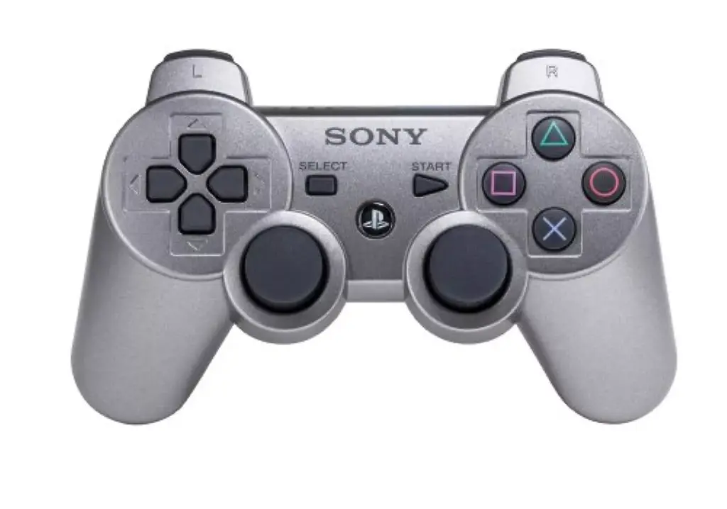 [P3D0N] PlayStation 3 Dualshock 3 Wireless Controller Silver 