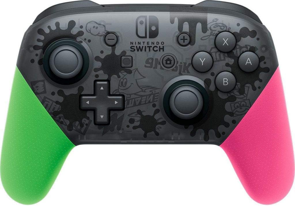 [NSP2U] Nintendo Switch Pro Controller - Splatoon 2 Edition Bluetooth (Used)