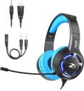 [ZSW0U] Zoook Stealth Wired  (Blue, On the Ear) (Used)