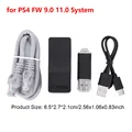 [OJT0N] One-Key JB Tool Mod Kit USB Dongle JB USB Adapter w/ Ethernet Type-C Cable Game Accessories for PS4 FW 9.0 11.0 System