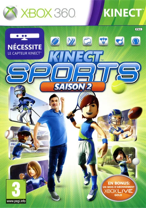 [KSS0U] Kinect Sports Season 2 - Xbox (Used)