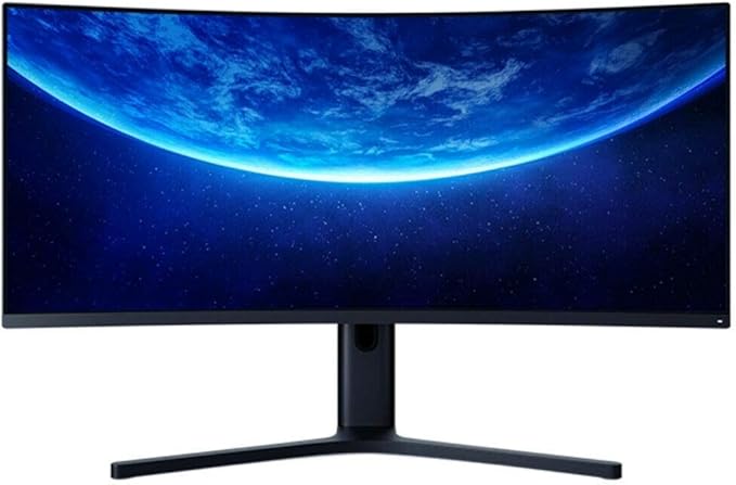 [XMC0U] Xiaomi Mi Curved Gaming Monitor 34 Inch Screen 4ms 3440X1440 Wqhd Resolution 4K Freesync Amd 144 Hz 21:9 Ratio, Xmmntwq34 (مستعمل)