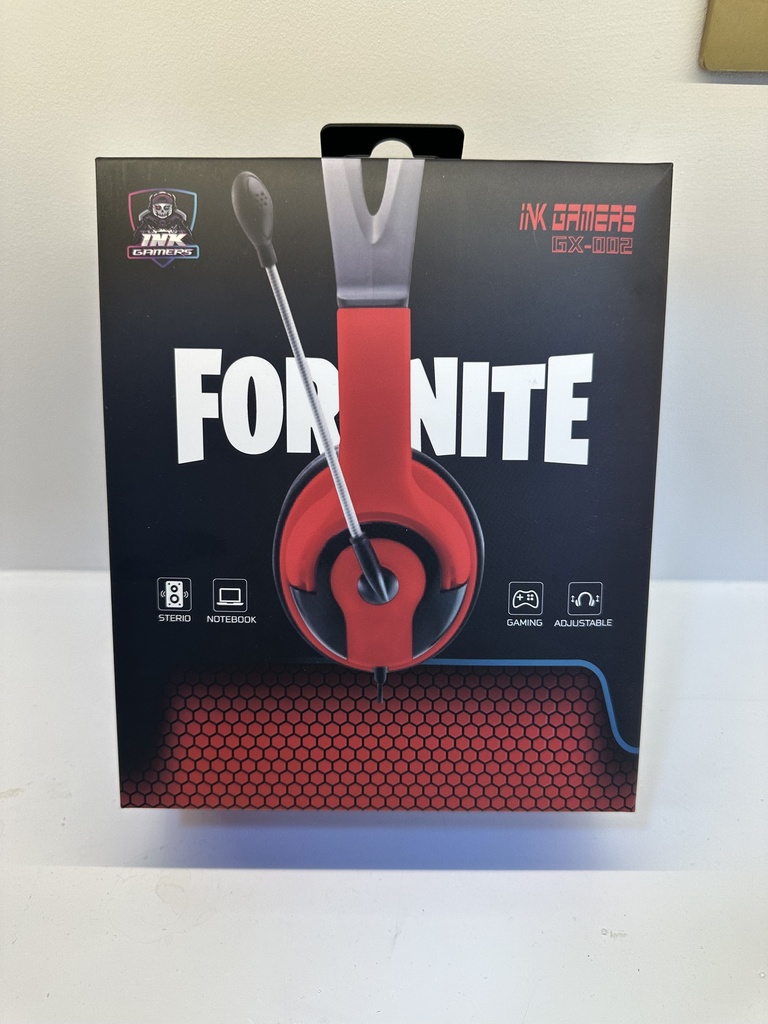 [IGH2N] INK Gamers Headset Fortnite G-002 - Red