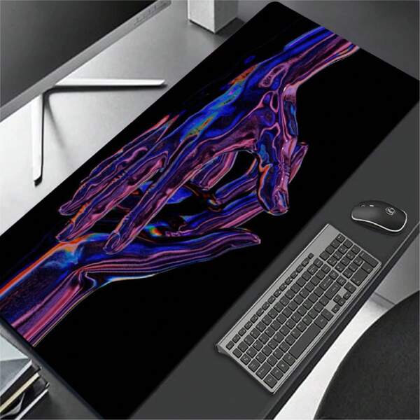 [MPL0N] Mouse Pads Liquid Mouse Pad Large Computer Mousepads Extended Laptop Mat Keyboard Desk Mat for Office Home