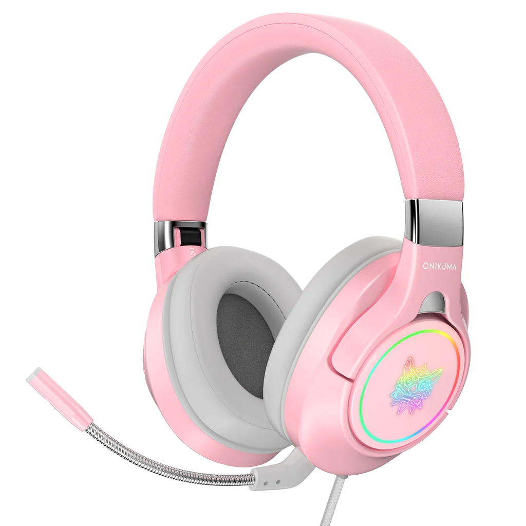 [OKU2U] ONIKUMA K15 USB/3.5mm Wired RGB 3D Surround Gaming Headset with Mic (مستعمل)