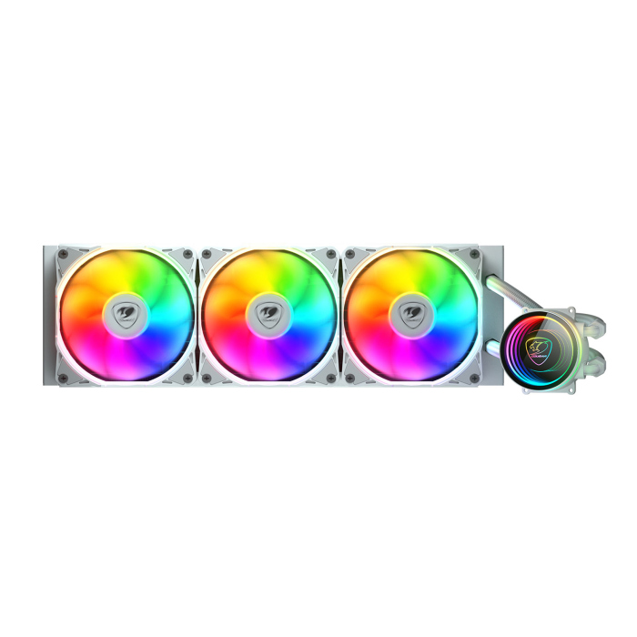 [CPE5U] Cougar Poseidon Elite ARGB 360 AIO Liquid Cooler - White (مستعمل)