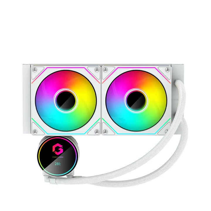 [GGK1N] GAMEON GO-240 KRAKEN A380-BLK Liquid CPU Cooler - White