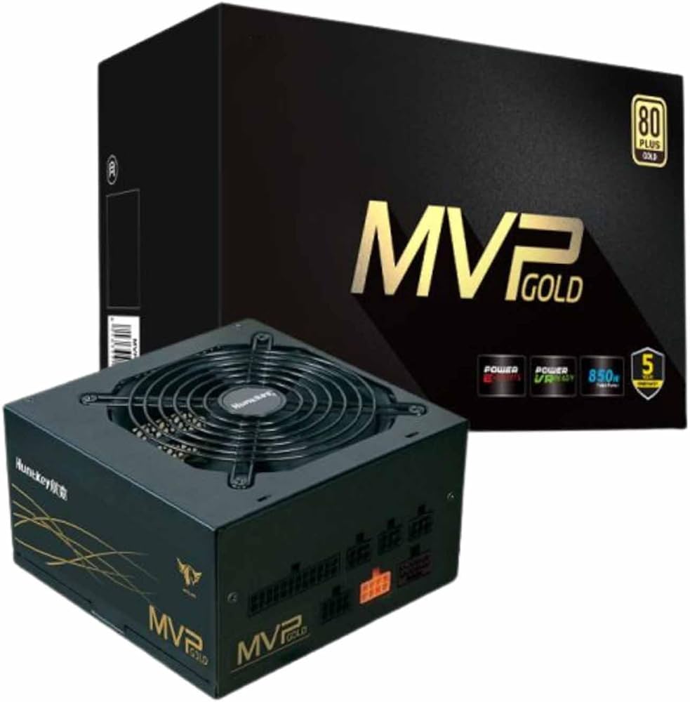 Huntkey 80Plus + Gold Certified Modular 850Watt Power Supply