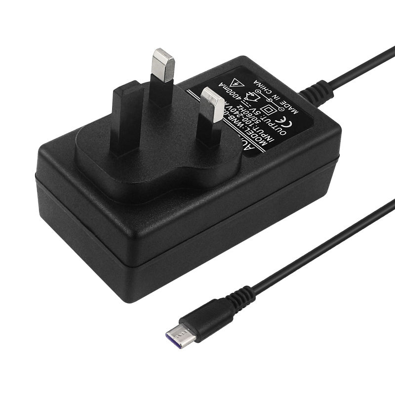 [AAW7U] AC/DC Adapter WNB-0504000 - 5V, 4000mA Power Supply (Used)
