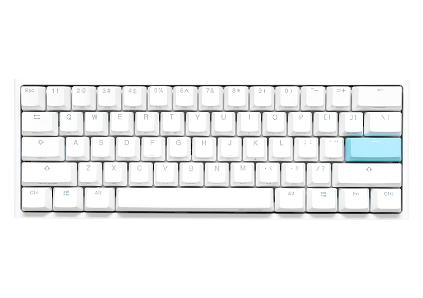 [DO21U] Ducky One 2 Mini RGB Gaming Keyboard - White (مستعمل)