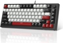 MageGee SKY81 Wired Mechanical Hot-Swappable Gaming Keyboard, Red Switch, 83 Keys Anti-Ghosting, 3-Color Combination Keycaps, 1.6m Cable Length, Ice Blue Lighting, ENG Layout, USB, Black/Gray | SKY81 