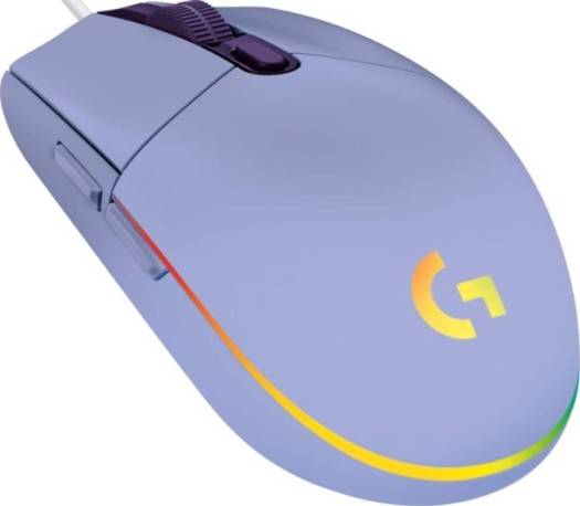 [LGL3U] Logitech G203 Lightsync RGB Lighting 800 DPI, 6 programmable buttons Optical Wired Gaming Mouse (Used)
