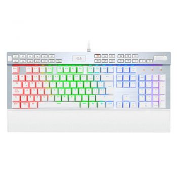 [RYK0N] Redragon Yama K550 RGB LED Mechanical Gaming Keyboard,131 Key, Programmable Macro Keys, Wrist Rest, Volume control | K550W-RGB-1