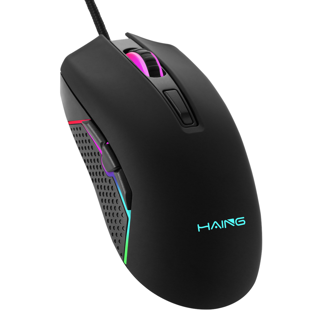 HAING GM500 Wired Dazzling Gaming Mouse 