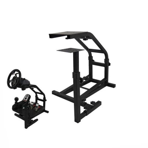 DIWANGUS Steering Wheel Stand for Logitech G29/G920/G923, Foldable Racing Wheel Stand with Adjustable Height/Angle, Gaming Wheel Stand Fit for Thrustmaster T300/T150/T248 PS5 PS4 XBOX ( Stand Only)