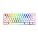 Razer Huntsman Mini Mercury 60% Optical Gaming Keyboard Clicky Optical Purple Switches & PBT Keycaps 
