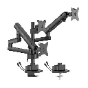 Sades Hydra SA-MS03 Triple Monitor Mount Arm (Max size 27"/9KG Per ARM) - Black 