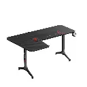 Gamax HY-L Gaming Table (L-Shaped) 160*100*75cm with Mousepad - Left ( Installation not included ) 