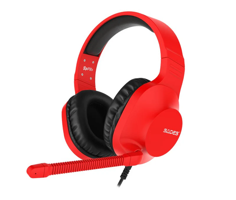 SADES Spirits Gaming Headset - Red