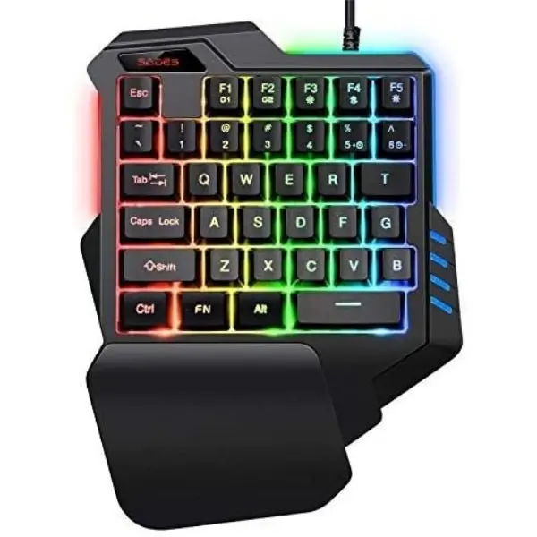 SADES TS-36 One-Handed Gaming Keyboard RGB Colorful 