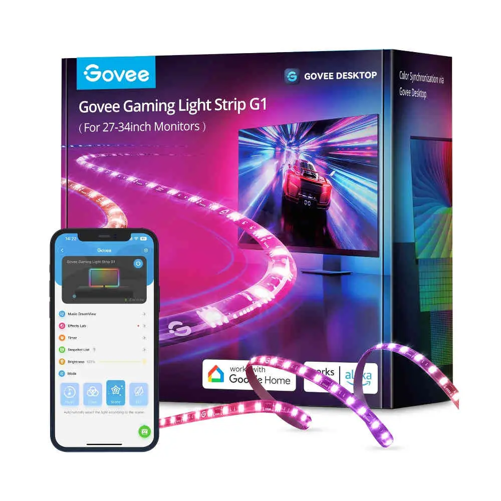 Govee PC monitor back Light 27-34inch (sync by PC Software) support Matter - H6609