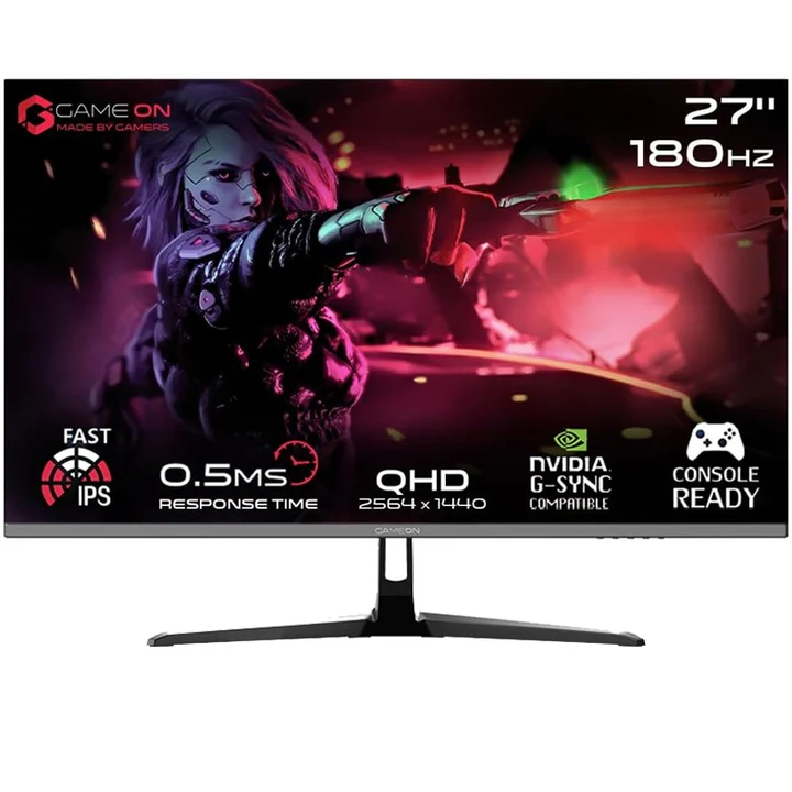 [GG2MU] GAMEON GOPS27QHD180IPS 27" QHD, 180Hz, 0.5ms Fast IPS Gaming Monitor (مستعمل)