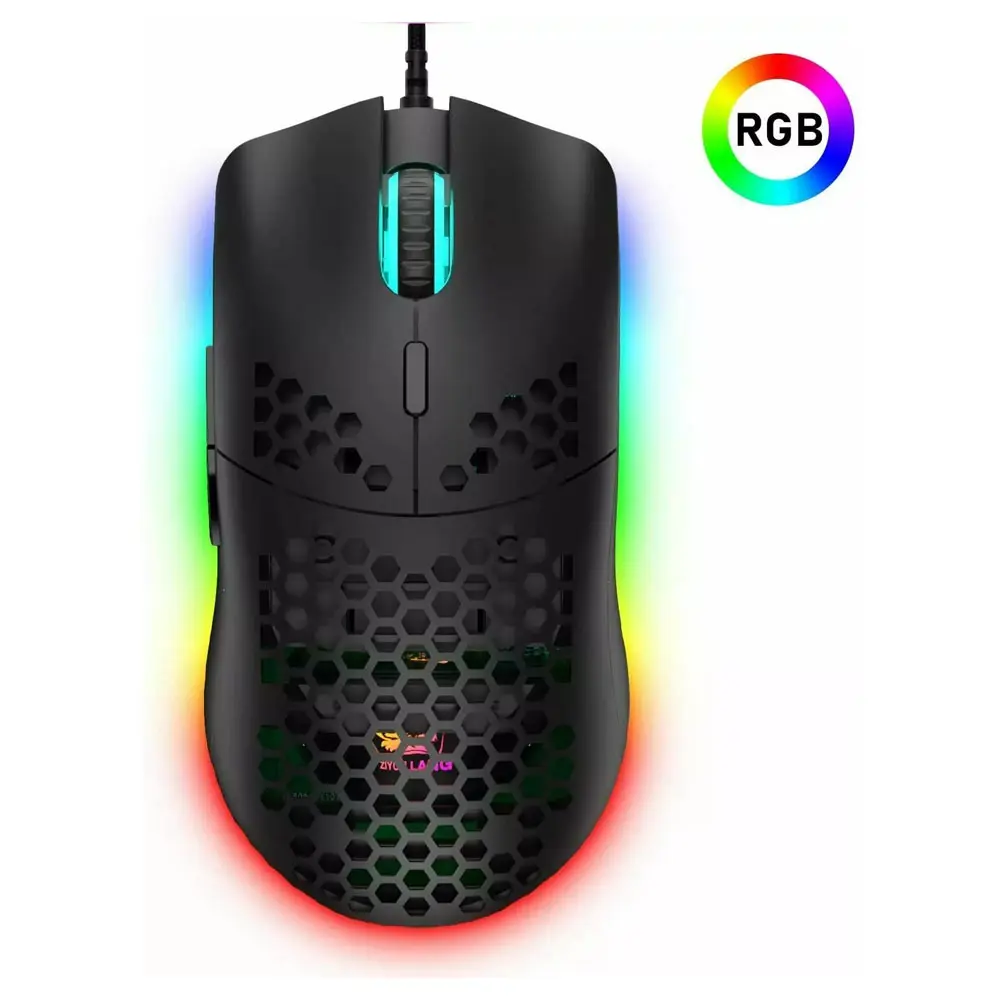 [HRG0N] Haing RGB Gaming Mouse USB Black [ HI-218 ]