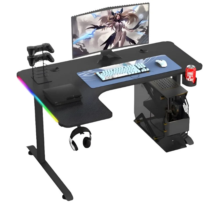 [GKL1N] Gamer King L Corner RGB Gaming Desk with Remote Control