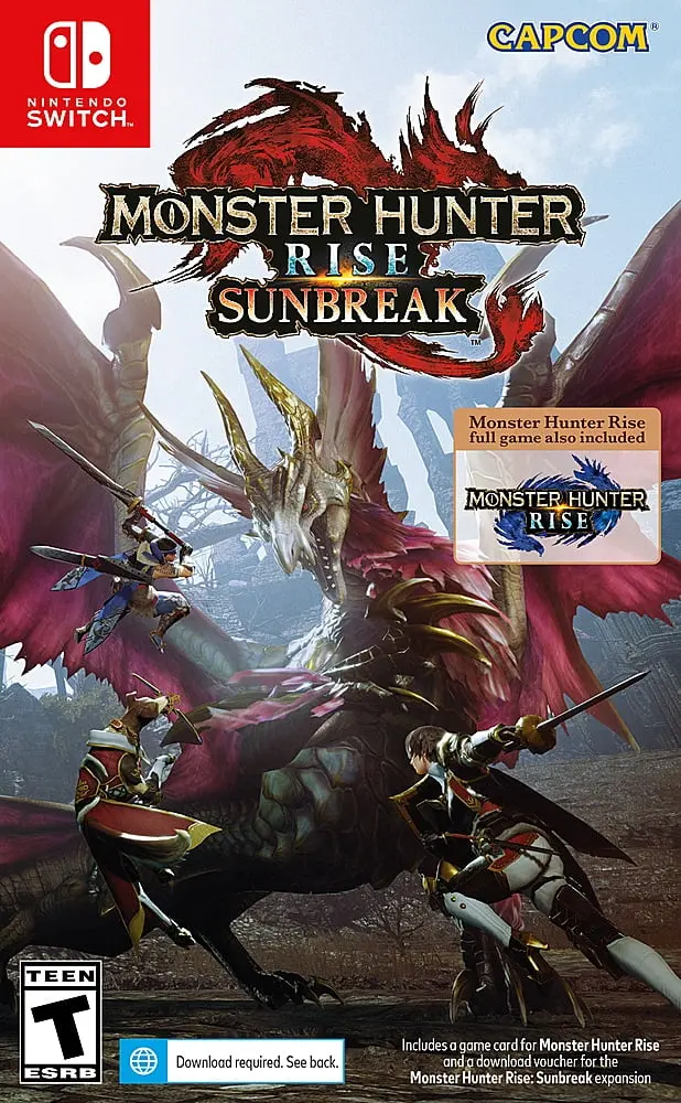 [MHR1U] Monster Hunter Rise Sunbreak - Nintendo Switch (Used)