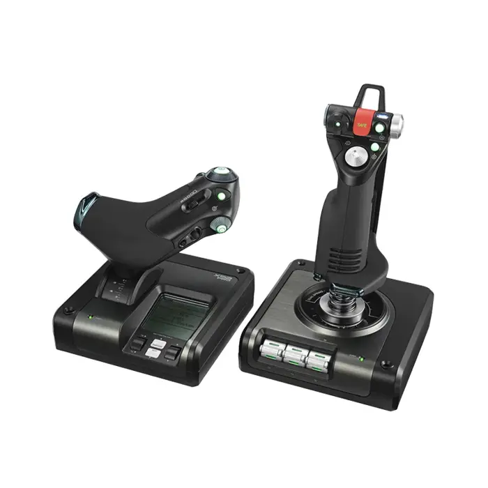 [LGXPU] Logitech G X52 Pro Professional Hotas Part-Metal Throttle & Stick Simulation Controller (مستعمل)