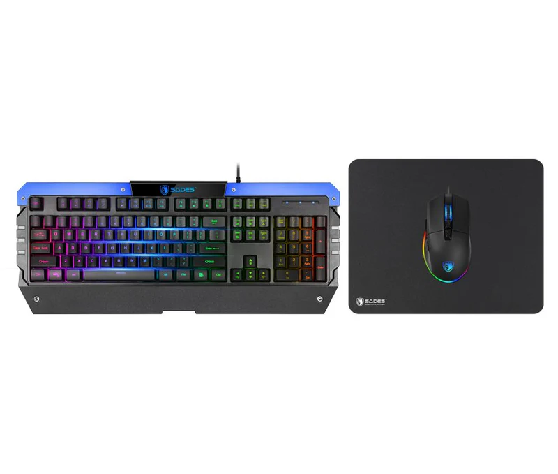 [SGC0U] Sades Gaming Combo Battle Ram (Keyboard, Mouse & MousePad) (مستعمل)
