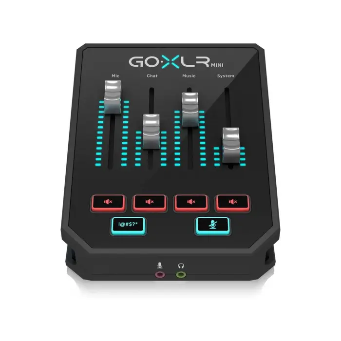 [THG0U] TC Helicon Go XLR Mini Online BroadCast Mixer With USB/Audio Interface And Midas Preamp - Black (Used)